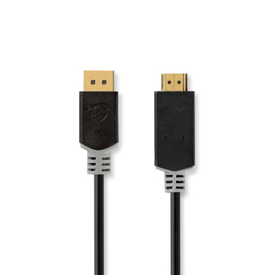 Nedis DisplayPort–HDMI-kaapeli, 2 metriä
