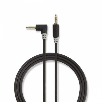 Nedis 3,5mm AUX kabel, hane till hane, vinklad