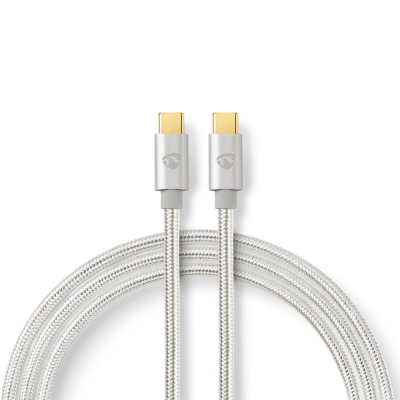 Nedis USB-C-kaapeli, 100 W, 480 Mbit/s, 1 metri