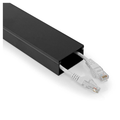 Nedis kaapelikanava alumiini 25 mm, musta