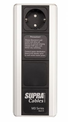 Supra MD-01 MK3.1, DC-Blocker 16A IEC-pistorasialla
