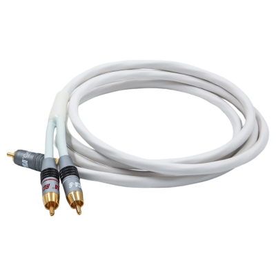 Supra Y-Link subwooferkaapeli 2RCA-1RCA, valkoinen 8 metriä