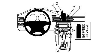 Brodit Vahvistettu ProClip, Volvo S80/V70 II/XC70 07-11