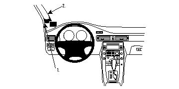 Brodit Vahvistettu ProClip, Volvo S80/V70 II/XC70 07-11