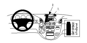 Brodit Vahvistettu ProClip, Mercedes Benz Sprinter 00-06