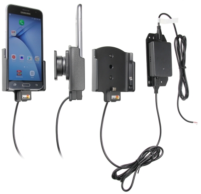 Brodit Aktiv-teline pysyvään asennukseen, Samsung Galaxy J3 (2016)/J5 (2017)