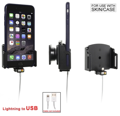 Brodit Kiinnike kaapeliliitäntään, Apple iPhone 11/6 Plus/6S Plus/7 Plus/8 Plus/X/XR/Xs/Xs Max