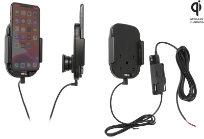 Brodit Qi langaton aktiivinen pidike kiinteään asennukseen, Apple iPhone 11 Pro Max 