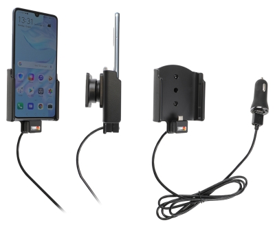 Brodit aktiivinen pidike USB-kaapelilla ja tupakansytyttimen adapterilla, Huawei P30 
