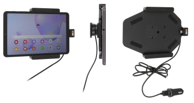 Brodit Aktiivinen pidike USB-kaapelilla ja tupakansytyttimen adapterilla, Samsung Galaxy Tab A 8.4 (2020) SM-T307 