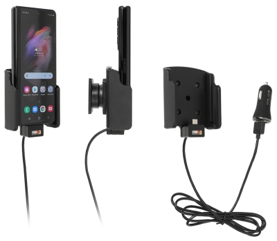 Brodit Aktiivinen pidike USB-kaapelilla ja tupakansytyttimen adapterilla, Samsung Galaxy Z Fold3 5G 
