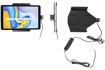 Brodit Aktiv-teline pysäköityyn asennukseen, Samsung Galaxy Tab A 10.5 SM-T590/SM-T595 