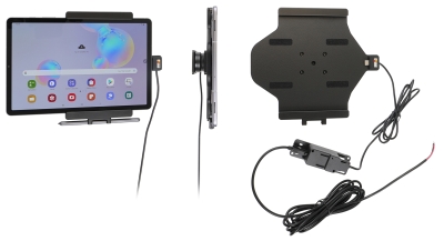 Brodit Aktiv-teline pysäköityyn asennukseen, Samsung Galaxy Tab S6 10.5 SM-T860/SM-T865 