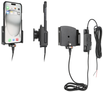 Brodit Aktiv-teline pysäköityyn asennukseen, Apple iPhone 15 Plus/15 Pro Max/16 Plus/16 Pro Max