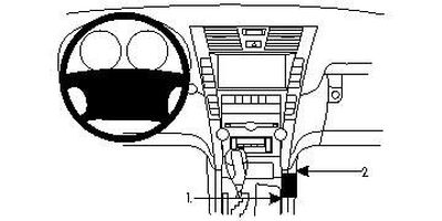 Lexus LS Serie 07-12, Konsol