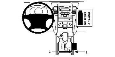 ProClip Monteringsbygel Kia Sorento 08-09, Konsol