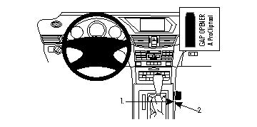 Brodit ProClip, Mercedes Benz E-Class, Sedan/Stationwagon 09-16