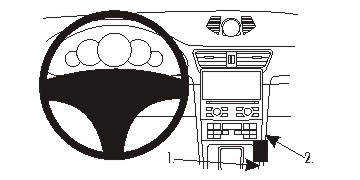 Brodit ProClip, Porsche 911 (Type 991)/Boxster (Type 981)/Cayman (Type 981) 12-21