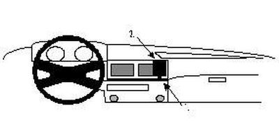 ProClip Monteringsbygel BMW 316-325 82-90