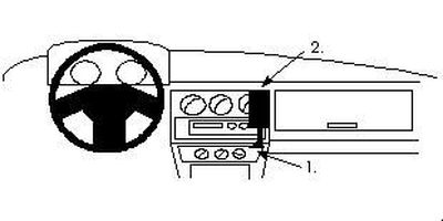 ProClip Monteringsbygel Alfa Romeo 33 90-94, Vinklad