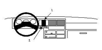 Volkswagen Caravelle 91-95, Centrerad