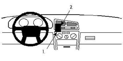 Mitsubishi Galant 93-97, Centrerad