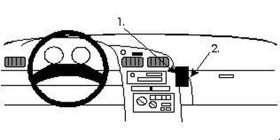 ProClip Monteringsbygel Toyota Celica 94-99, Vinklad