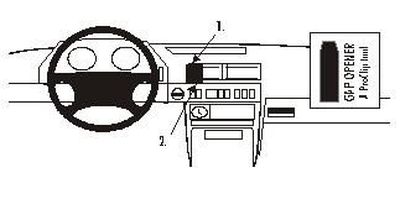 ProClip Monteringsbygel Landrover Range Rover 95-01, Centrerad