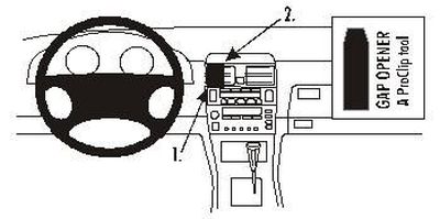 Lexus LS Serie 95-98, Centrerad