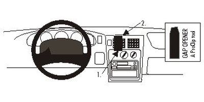 ProClip Monteringsbygel Toyota Tacoma 95-04, Centrerad