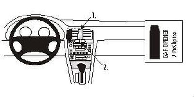 Lexus ES Serie 97-01, Centrerad