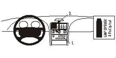 Ford Mustang 95-04, Centrerad