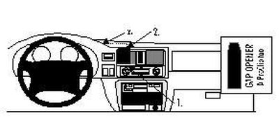 Opel Frontera 99-03, Centrerad