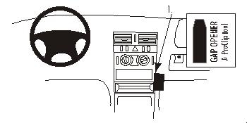 Brodit ProClip, Mercedes Benz E-sarja, Sedan 95-02