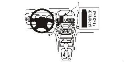 Nissan Almera 00-02, Centrerad
