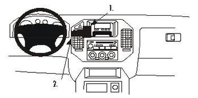 Mitsubishi Pajero 00-06, Centrerad