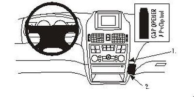 ProClip Monteringsbygel Nissan Almera 03-07, Vinklad