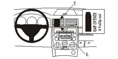 Mazda 2 03-07, Centrerad