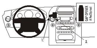 Ford F-150 04-08, Centrerad