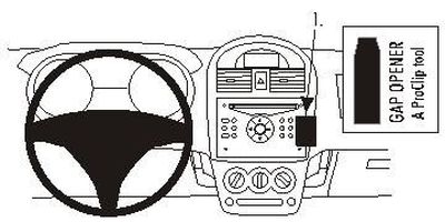 ProClip Monteringsbygel Suzuki Ignis 04-09, Vinklad