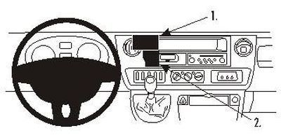 Renault Master 04-10, Centrerad