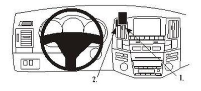 Lexus RX Serie 04-09, Centrerad