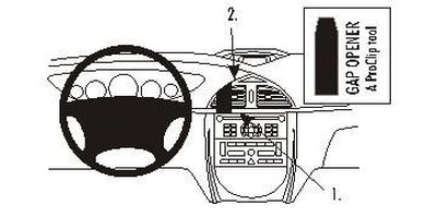 Citroen C5 II 05-07, Centrerad