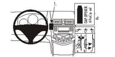 Honda Accord 03-07, Centrerad