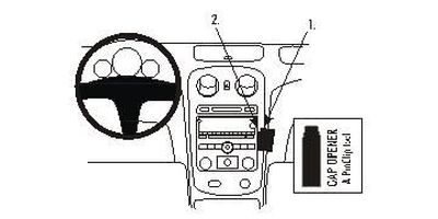 ProClip Monteringsbygel Chevrolet HHR 06-12, Vinklad