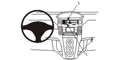 Toyota Yaris 06-11, Centrerad