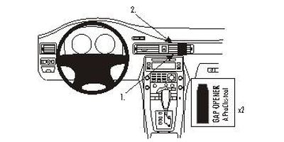 Volvo S80/V70/CX70 08-11, Vinklad Hög