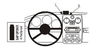 Chrysler PT Cruiser 06-10, Centrerad