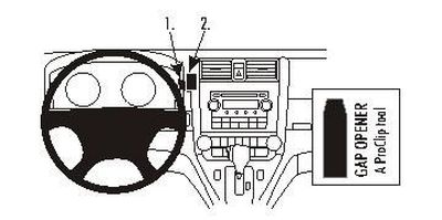 Honda CR-V 07-11, Centrerad