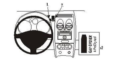 Nissan Qashqai 07-13, Centrerad